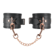 LEATHER CUFFS WITH ROSE GOLD HARDWARE LEATHER CUFFS WITH ROSE GOLD HARDWARE